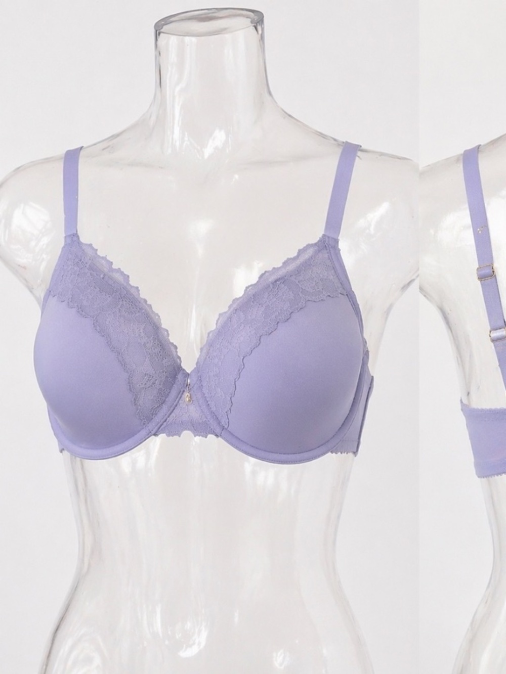 Natori Underwire Bra Size 34D Lilac Purple Like New